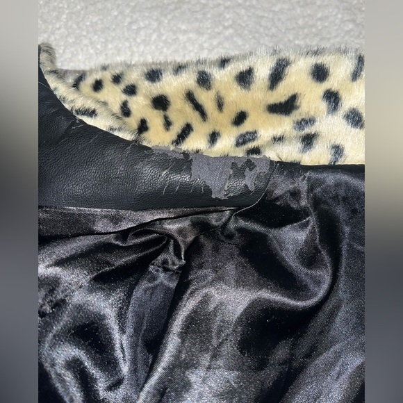Y2K Free People Animal Print Swing Jacket- size 2 - Picture 10 of 11